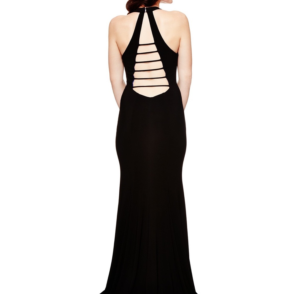 Open Back Dress With Slit - Picture 3 of 3